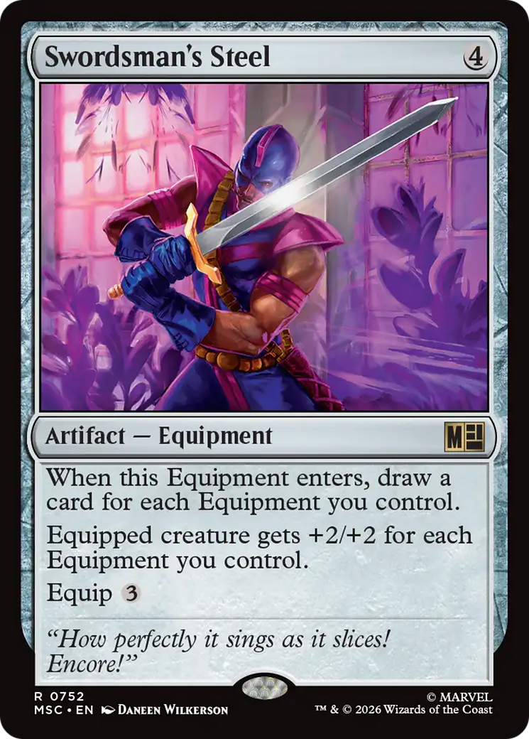 Swordsman's Steel [Marvel Super Heroes Commander] | Card Merchant Takapuna
