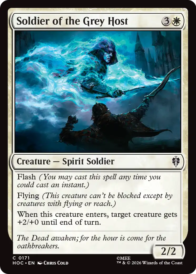 Soldier of the Grey Host [The Hobbit: Eternal-Legal] | Card Merchant Takapuna