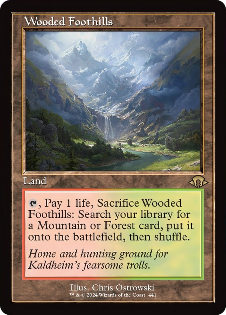 Wooded Foothills (Retro) [Modern Horizons 3] | Card Merchant Takapuna