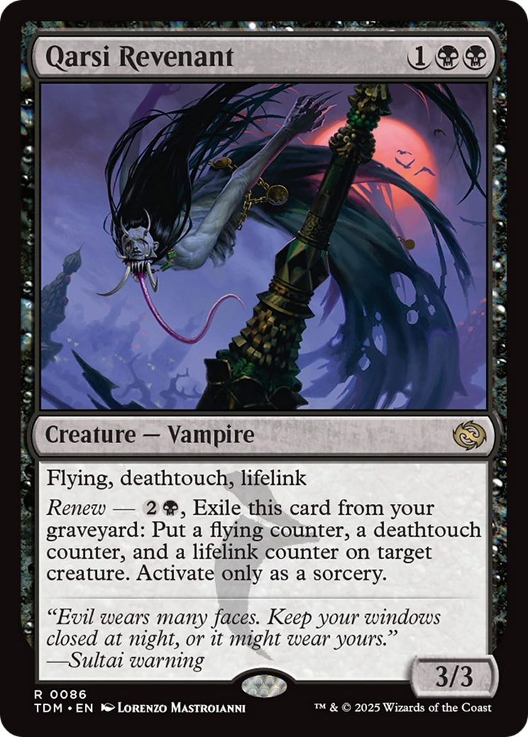 Qarsi Revenant [Tarkir: Dragonstorm] | Card Merchant Takapuna