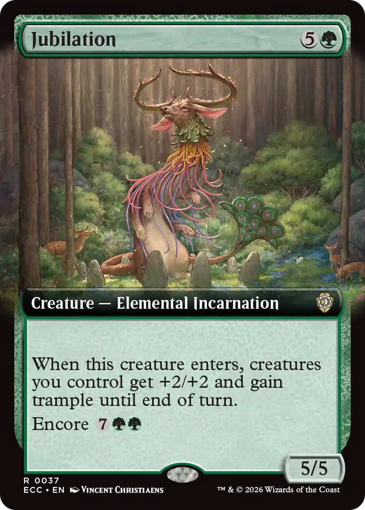Jubilation (Extended Art) [Lorwyn Eclipsed Commander] | Card Merchant Takapuna