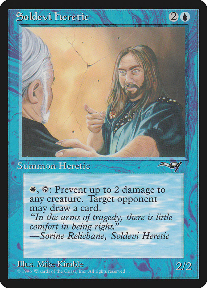 Soldevi Heretic (Pointing) [Alliances] | Card Merchant Takapuna