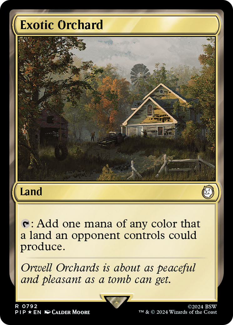 Exotic Orchard (Surge Foil) [Fallout] | Card Merchant Takapuna