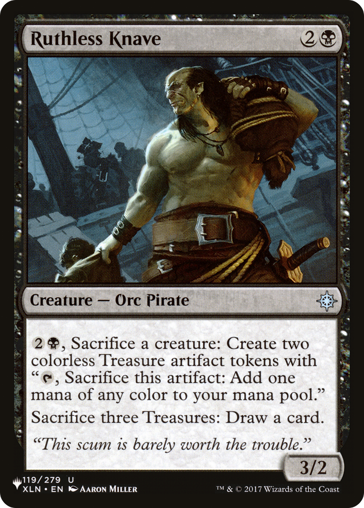 Ruthless Knave [The List] | Card Merchant Takapuna