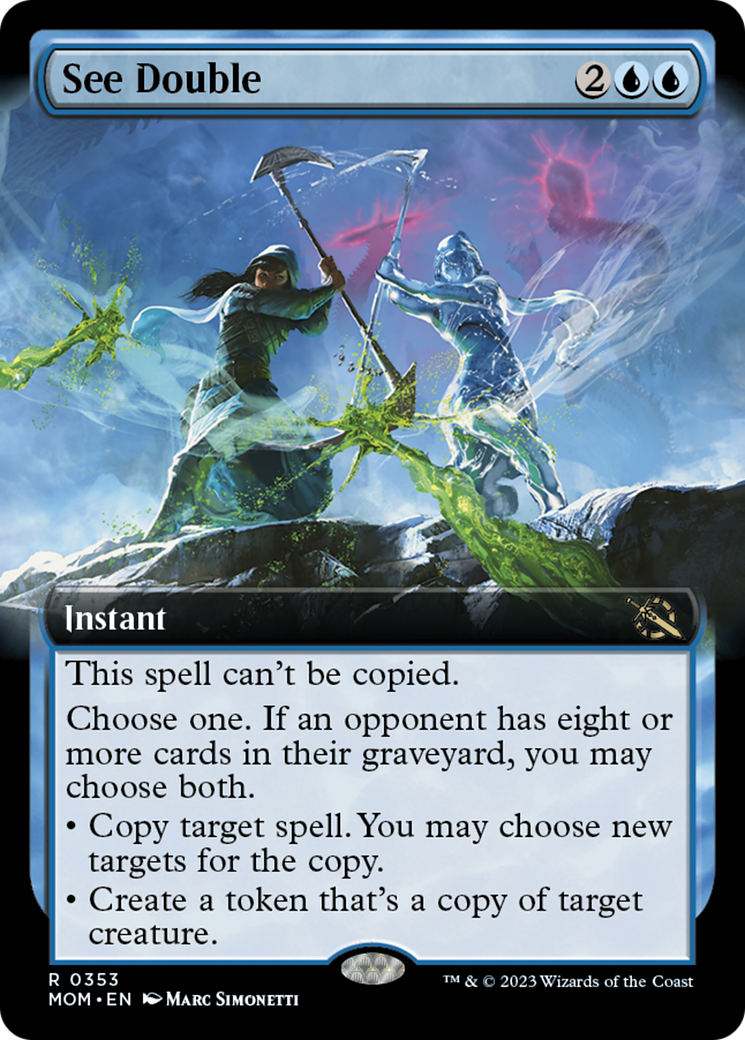 See Double (Extended Art) [March of the Machine] | Card Merchant Takapuna
