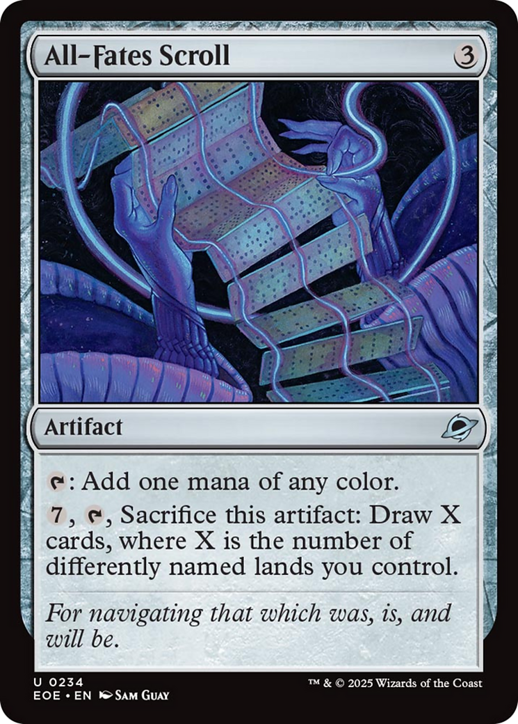 All-Fates Scroll [Edge of Eternities] | Card Merchant Takapuna
