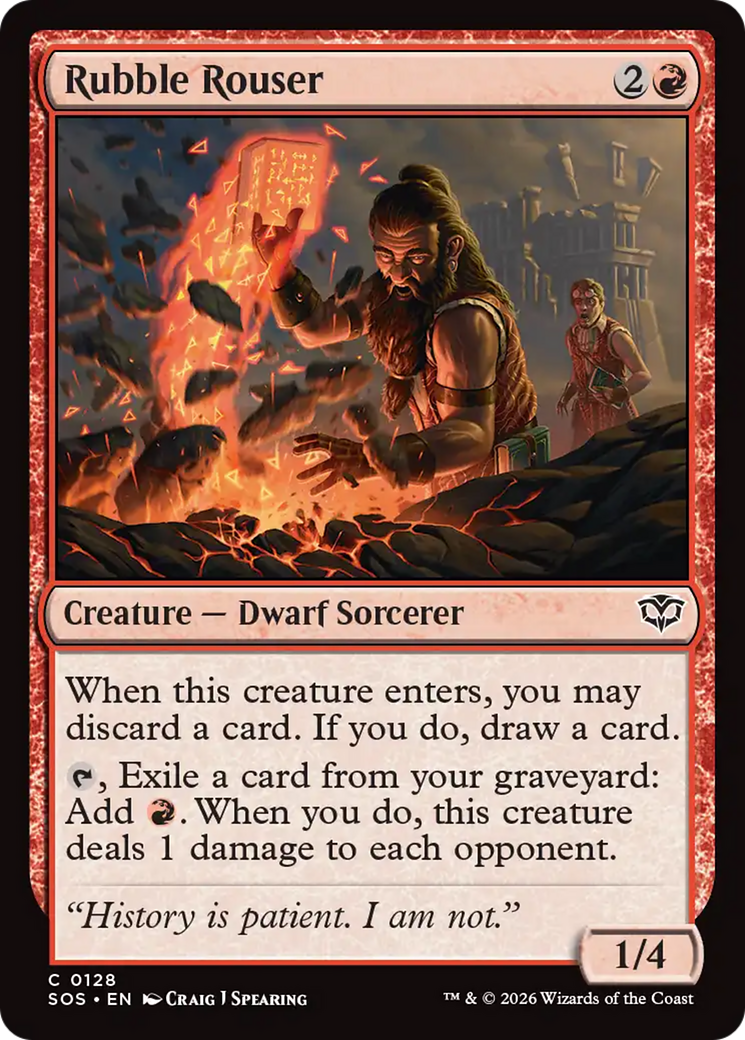Rubble Rouser [Secrets of Strixhaven] | Card Merchant Takapuna