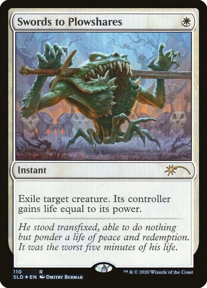 Swords to Plowshares (110) [Secret Lair Drop Series] | Card Merchant Takapuna