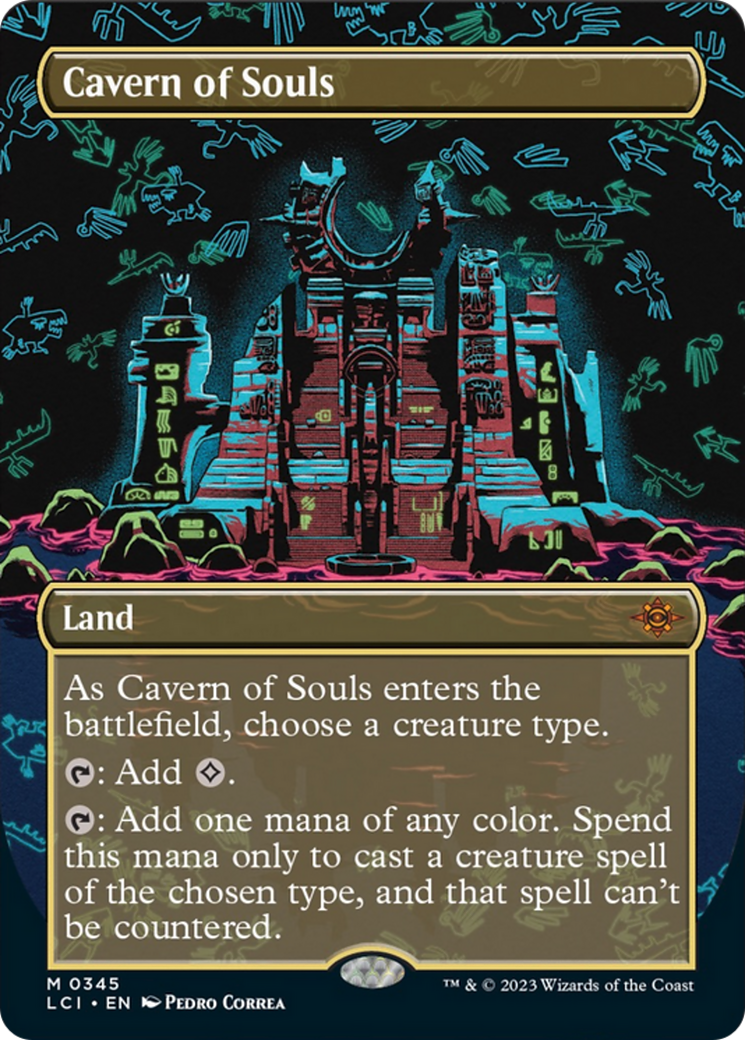 Cavern of Souls (0345) (Borderless) [The Lost Caverns of Ixalan] | Card Merchant Takapuna