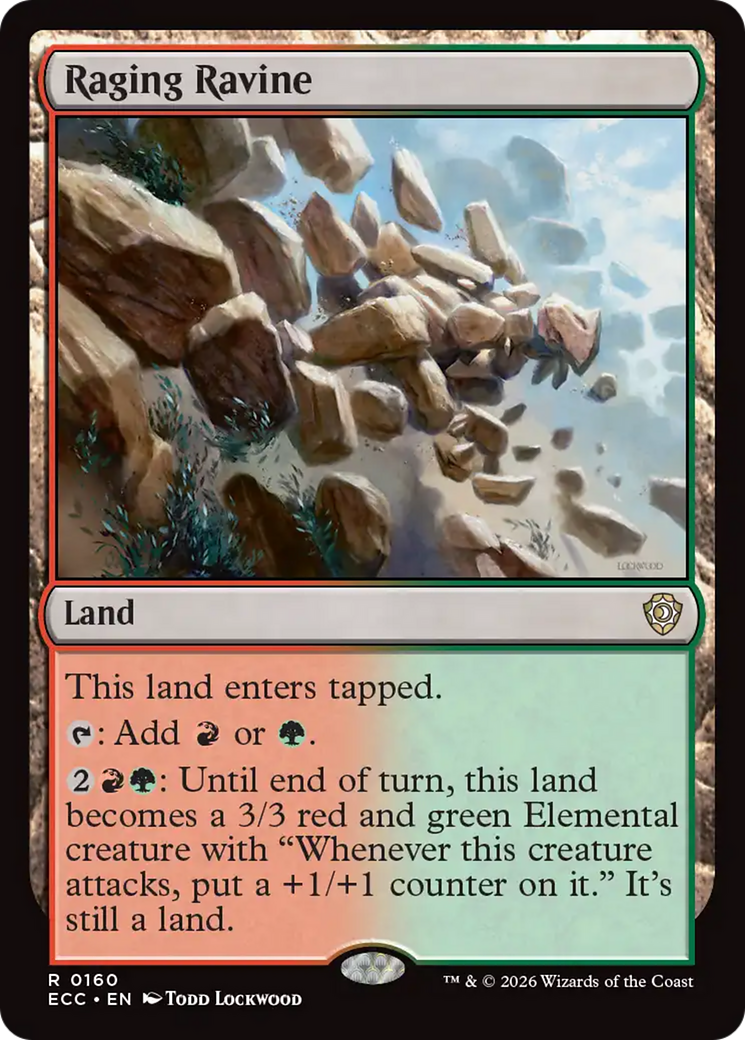 Raging Ravine [Lorwyn Eclipsed Commander] | Card Merchant Takapuna