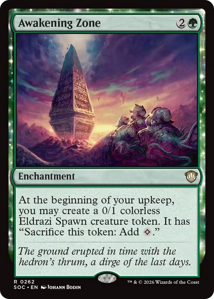 Awakening Zone [Secrets of Strixhaven Commander] | Card Merchant Takapuna