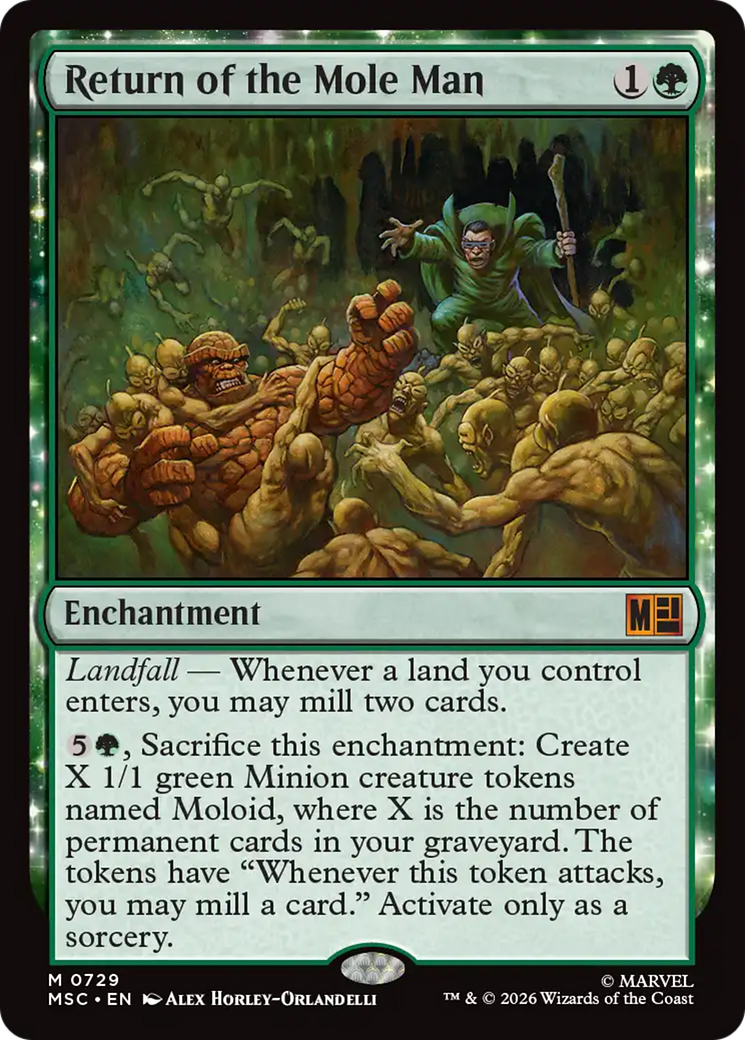 Return of the Mole Man [Marvel Super Heroes Commander] | Card Merchant Takapuna