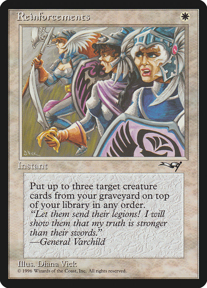 Reinforcements (No Archer) [Alliances] | Card Merchant Takapuna