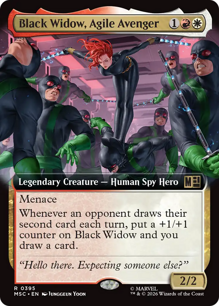 Black Widow, Agile Avenger (Extended Art) [Marvel Super Heroes Commander] | Card Merchant Takapuna