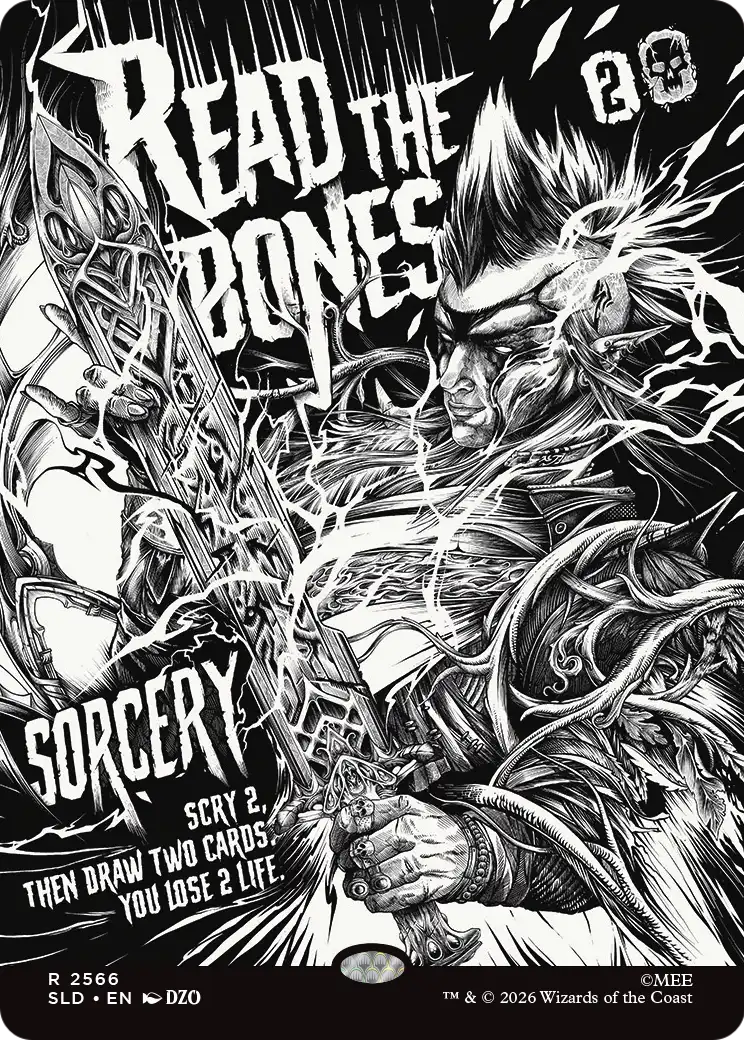 Read the Bones (2566) [Secret Lair Drop Series] | Card Merchant Takapuna