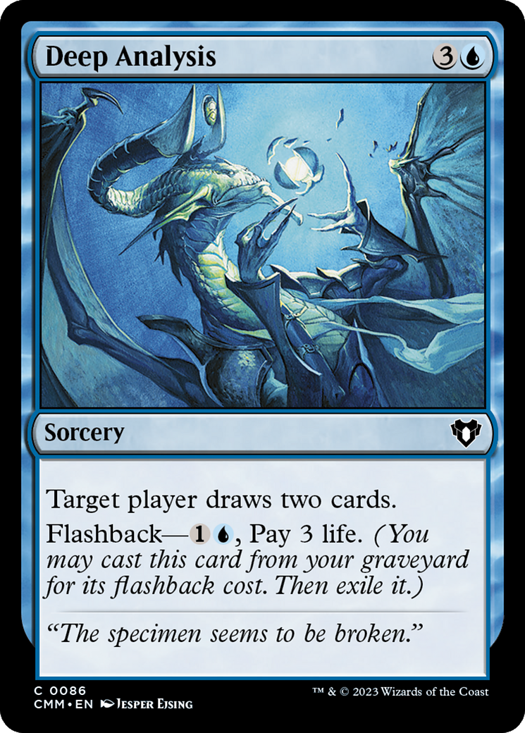 Deep Analysis [Commander Masters] | Card Merchant Takapuna