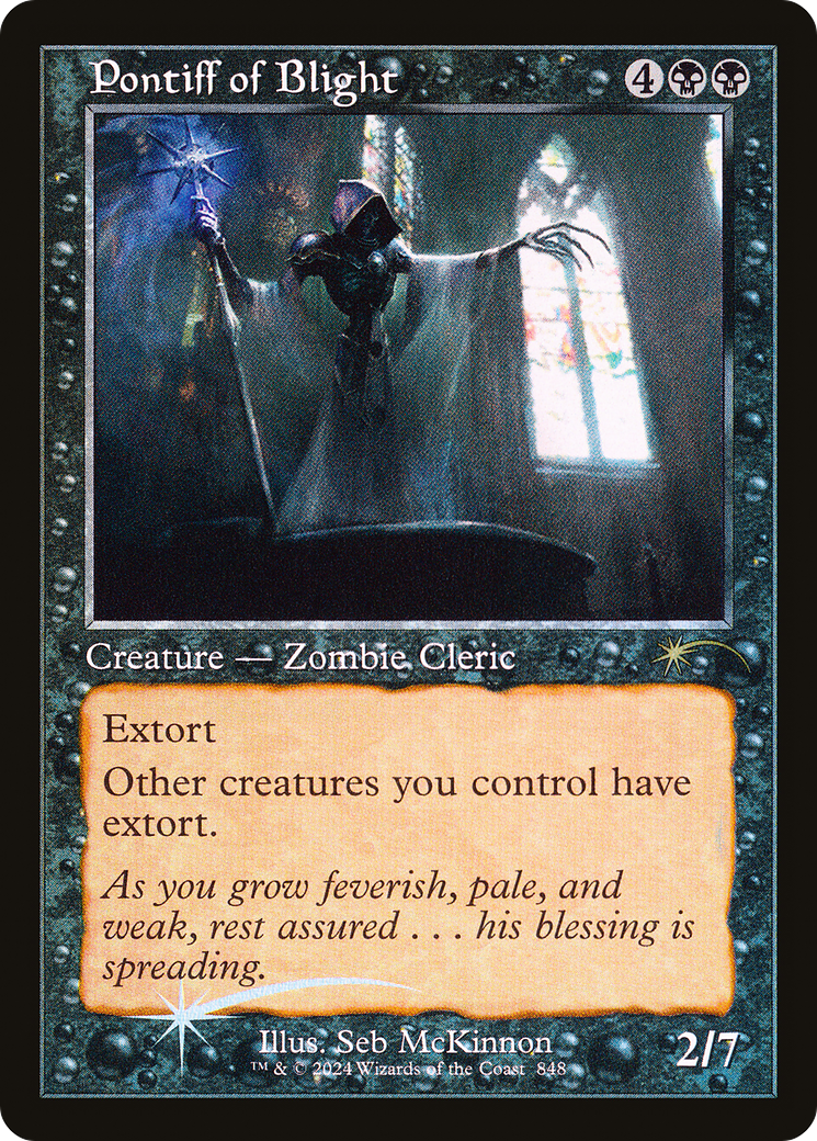 Pontiff of Blight (Retro Frame) [Secret Lair Drop Series] | Card Merchant Takapuna