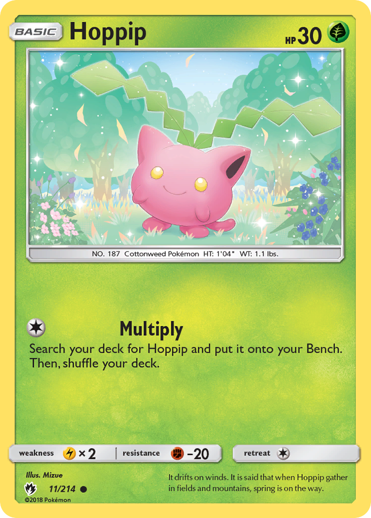 Hoppip (11/214) [Sun & Moon: Lost Thunder] | Card Merchant Takapuna