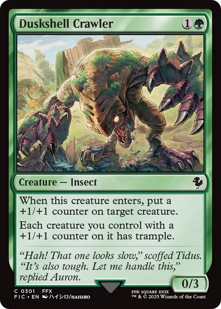 Duskshell Crawler [FINAL FANTASY Commander] | Card Merchant Takapuna