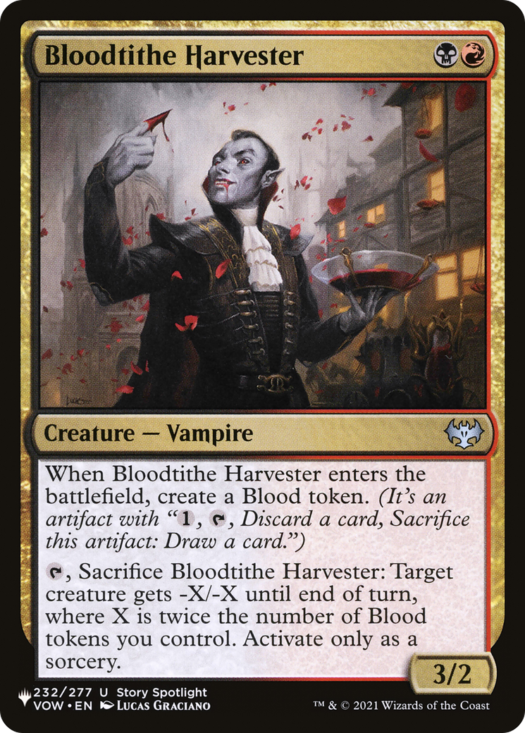 Bloodtithe Harvester [The List] | Card Merchant Takapuna