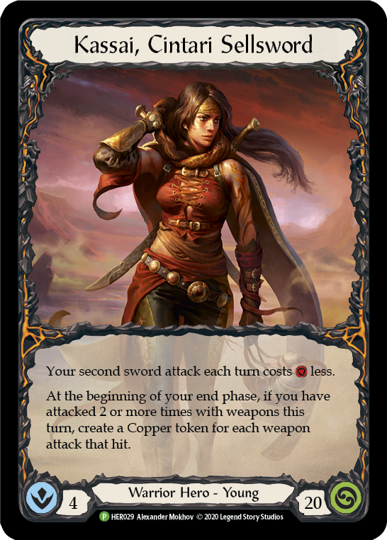 Kassai, Cintari Sellsword [HER029] (Promo)  Cold Foil | Card Merchant Takapuna