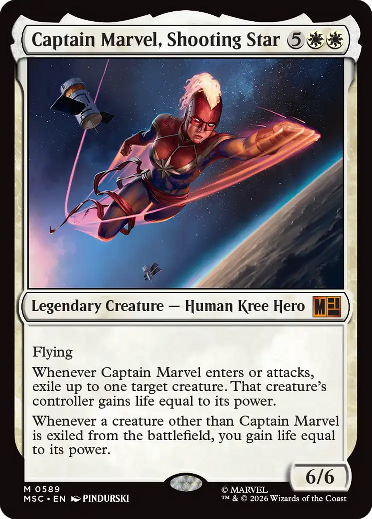 Captain Marvel, Shooting Star [Marvel Super Heroes Commander] | Card Merchant Takapuna