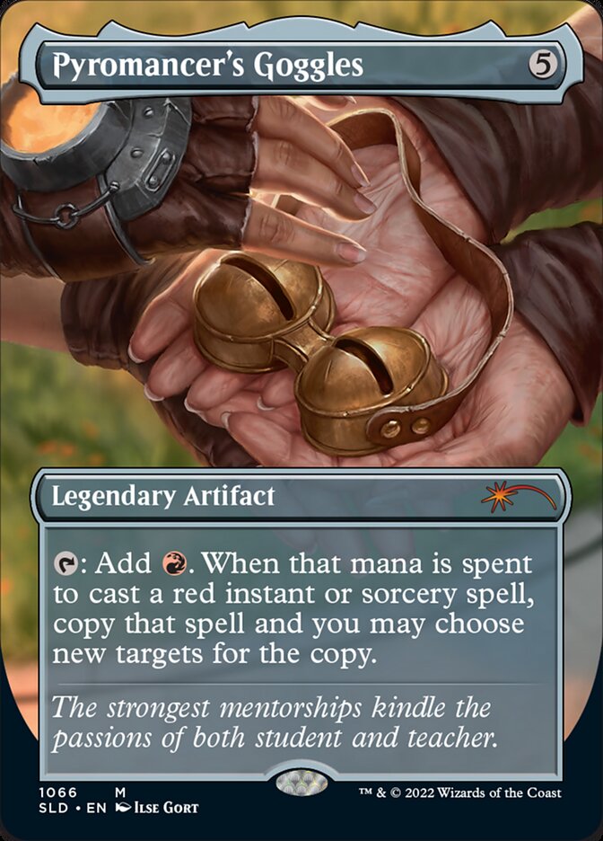Pyromancer's Goggles (Borderless) [Secret Lair Drop Series] | Card Merchant Takapuna