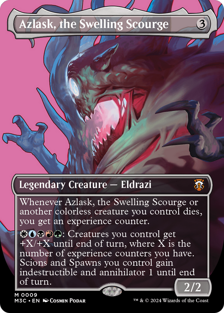 Azlask, the Swelling Scourge (Borderless) [Modern Horizons 3 Commander] | Card Merchant Takapuna