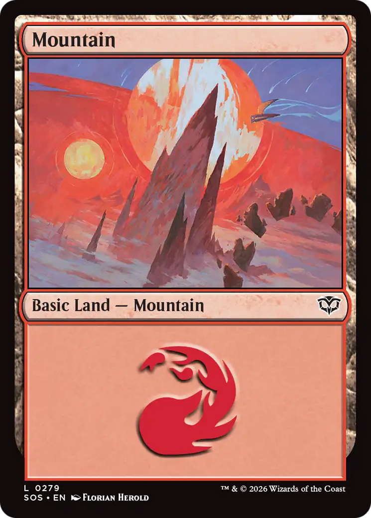 Mountain (0279) [Secrets of Strixhaven] | Card Merchant Takapuna