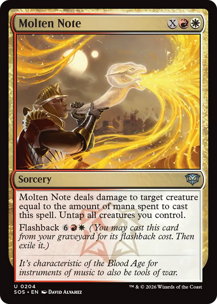 Molten Note [Secrets of Strixhaven] | Card Merchant Takapuna
