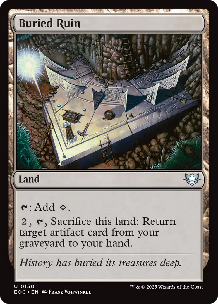 Buried Ruin [Edge of Eternities Commander] | Card Merchant Takapuna