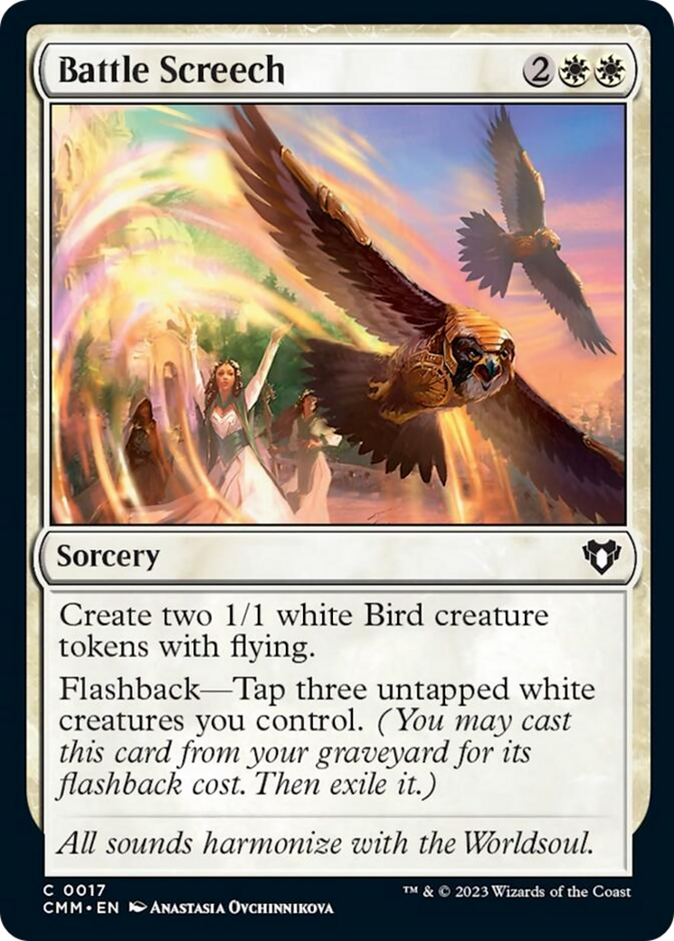 Battle Screech [Commander Masters] | Card Merchant Takapuna