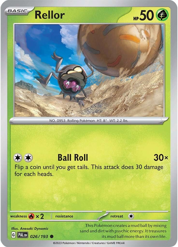Rellor (026/193) [Scarlet & Violet: Paldea Evolved] | Card Merchant Takapuna