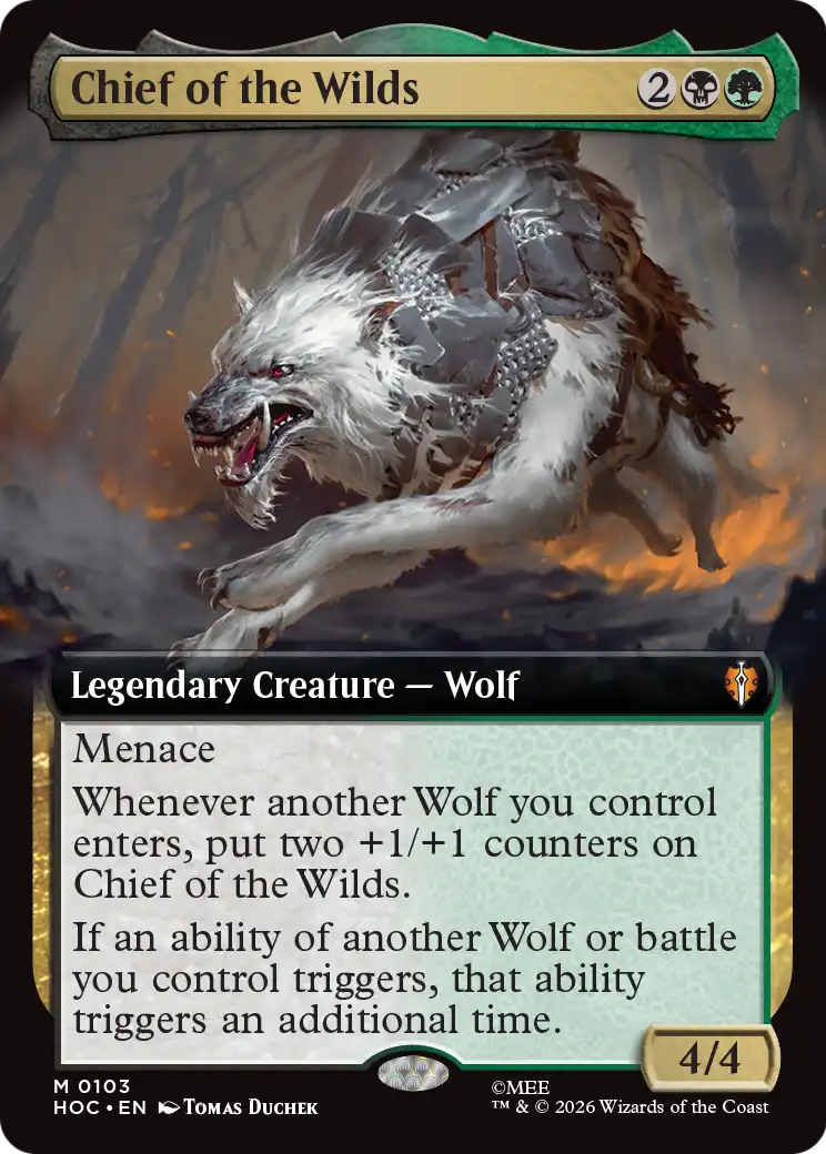 Chief of the Wilds (Extended Art) [The Hobbit: Eternal-Legal] | Card Merchant Takapuna