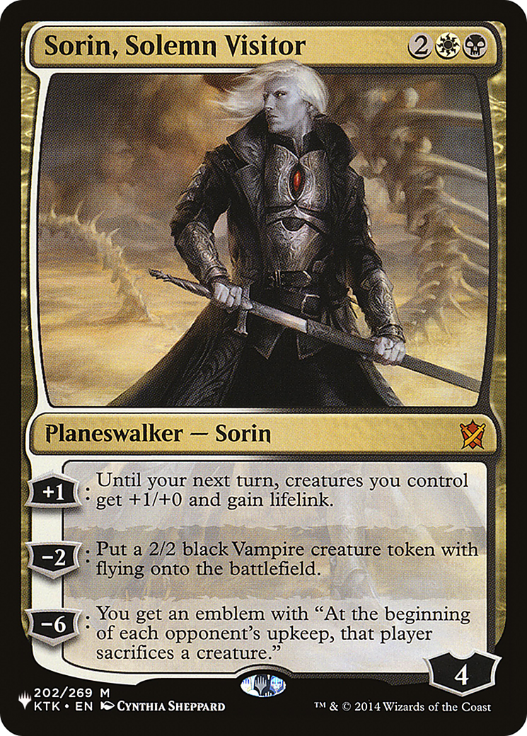 Sorin, Solemn Visitor [The List] | Card Merchant Takapuna