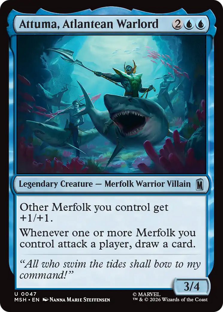 Attuma, Atlantean Warlord [Marvel Super Heroes] | Card Merchant Takapuna