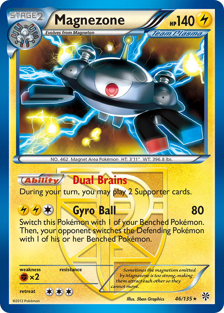 Magnezone (46/135) [Black & White: Plasma Storm] | Card Merchant Takapuna