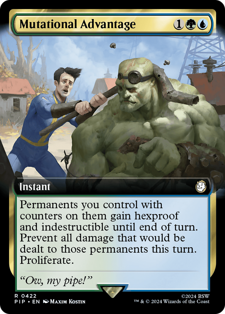 Mutational Advantage (Extended Art) [Fallout] | Card Merchant Takapuna