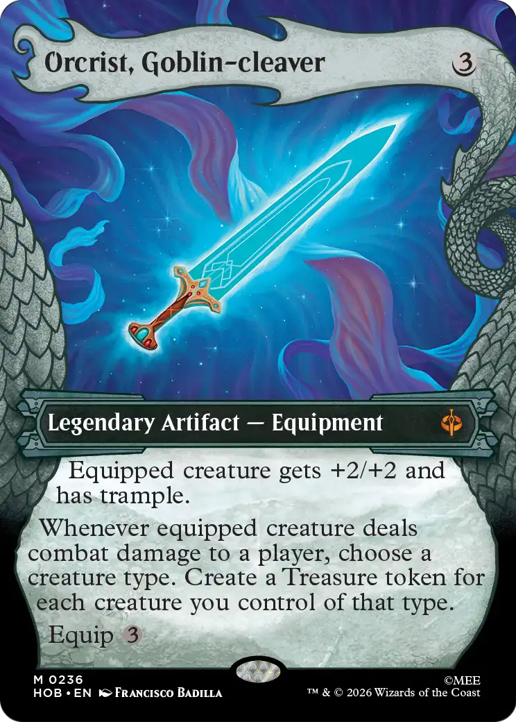 Orcrist, Goblin-cleaver (Showcase) [The Hobbit] | Card Merchant Takapuna