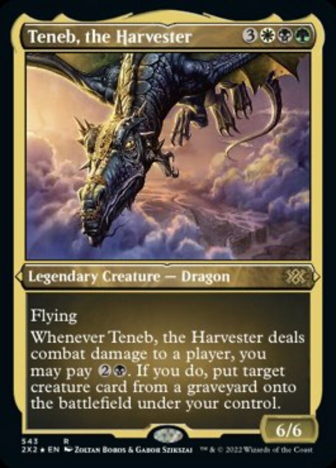 Teneb, the Harvester (Foil Etched) [Double Masters 2022] | Card Merchant Takapuna