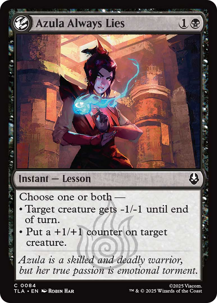 Azula Always Lies [Avatar: The Last Airbender] | Card Merchant Takapuna