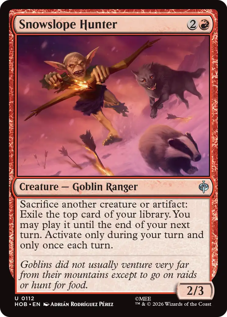 Snowslope Hunter [The Hobbit] | Card Merchant Takapuna