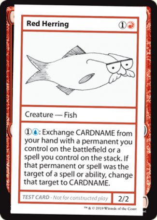Red Herring (2021 Edition) [Mystery Booster Playtest Cards] | Card Merchant Takapuna