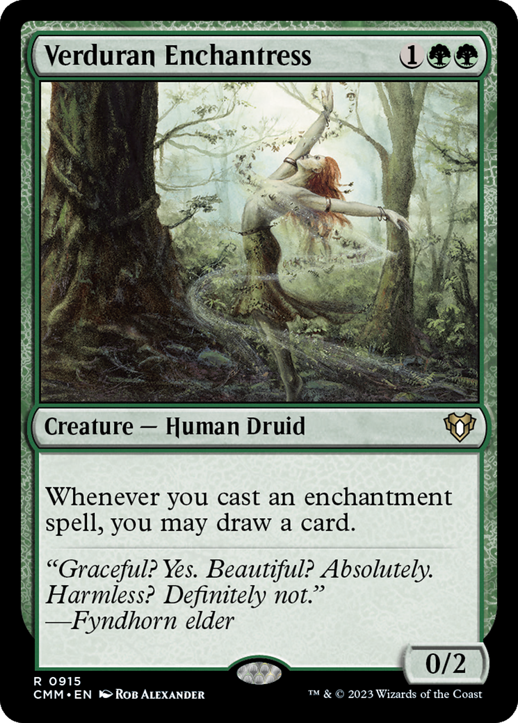 Verduran Enchantress [Commander Masters] | Card Merchant Takapuna