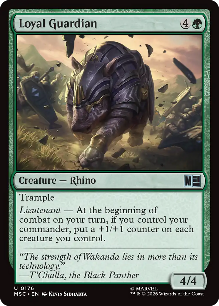Loyal Guardian (Surge Foil) [Marvel Super Heroes Commander] | Card Merchant Takapuna