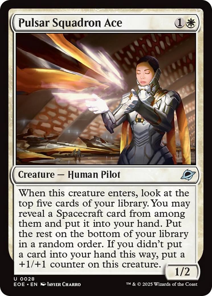 Pulsar Squadron Ace [Edge of Eternities] | Card Merchant Takapuna