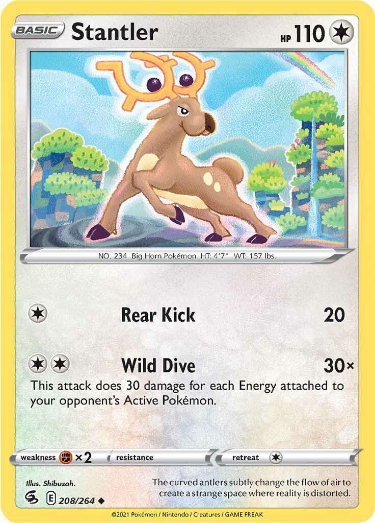 Stantler (208/264) [Sword & Shield: Fusion Strike] | Card Merchant Takapuna