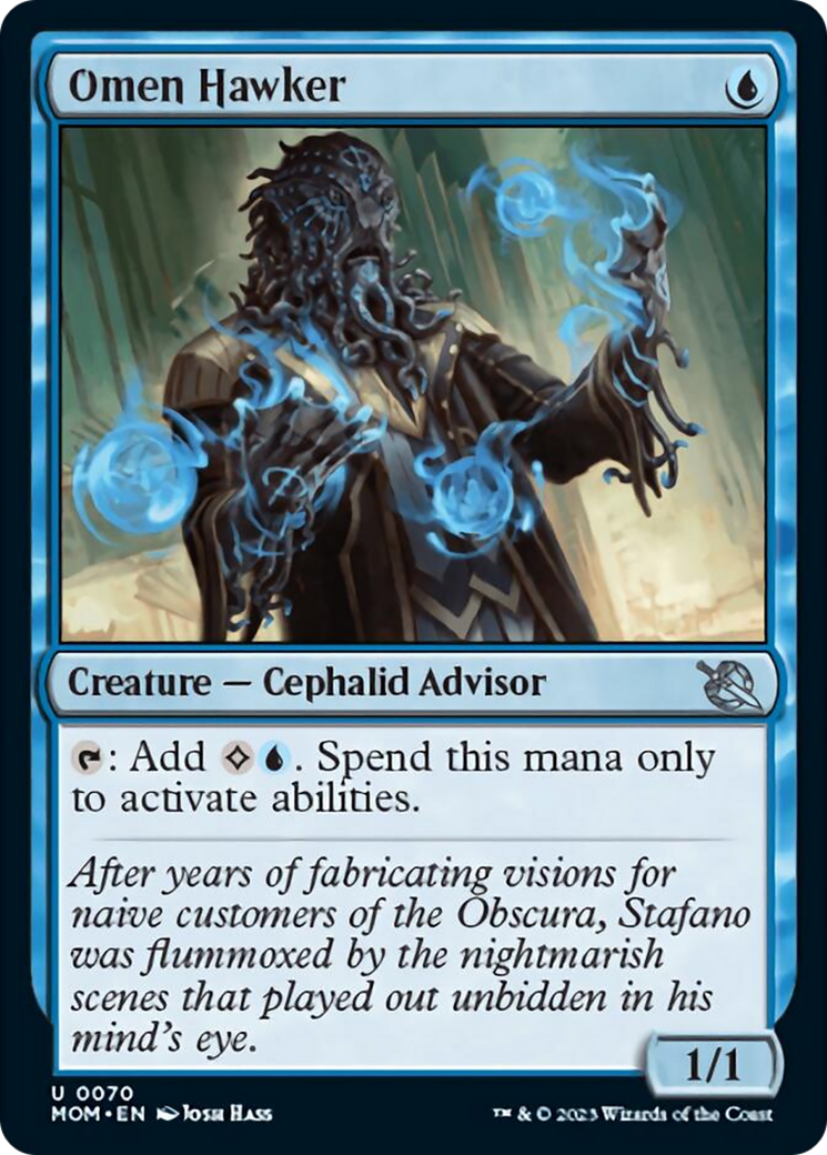 Omen Hawker [March of the Machine] | Card Merchant Takapuna