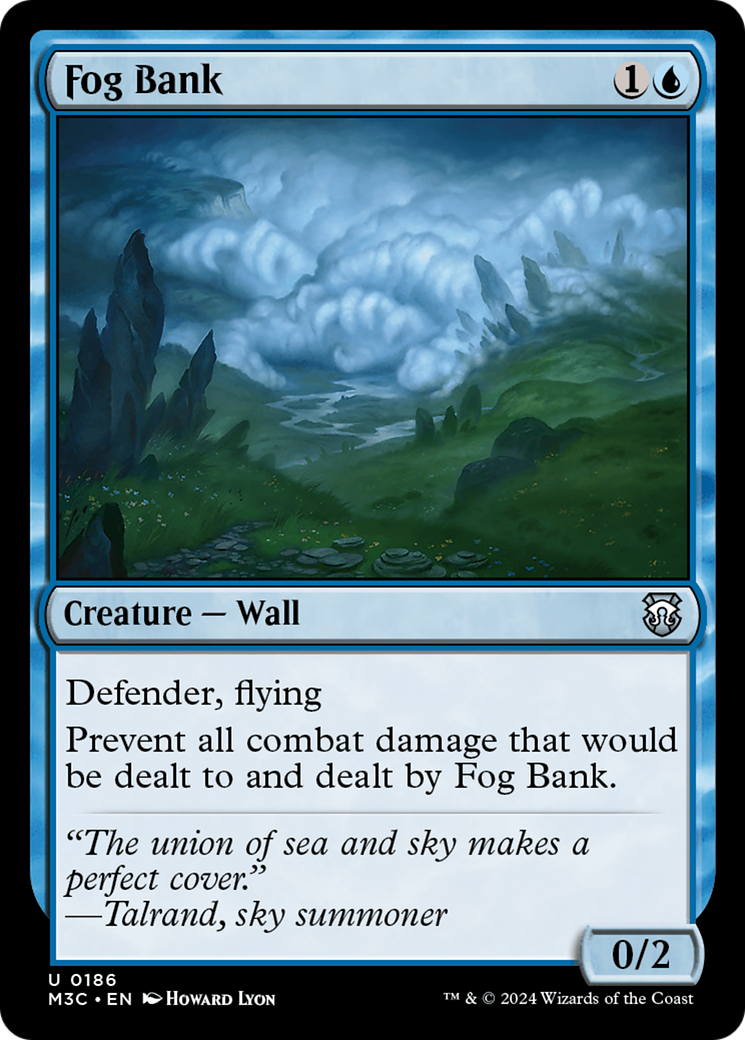 Fog Bank (Ripple Foil) [Modern Horizons 3 Commander] | Card Merchant Takapuna