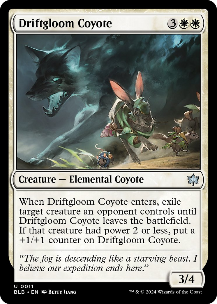 Driftgloom Coyote [Bloomburrow] | Card Merchant Takapuna